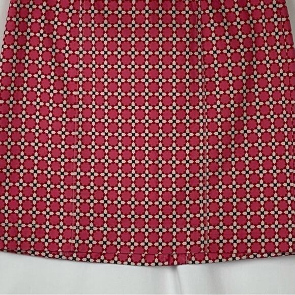 Talbots Bold Pink & Red Print Office‎ To Date Night Skirt NWOT Size 8P - Picture 3 of 10